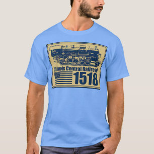 T-shirt Chemin de fer central Illinois 1518
