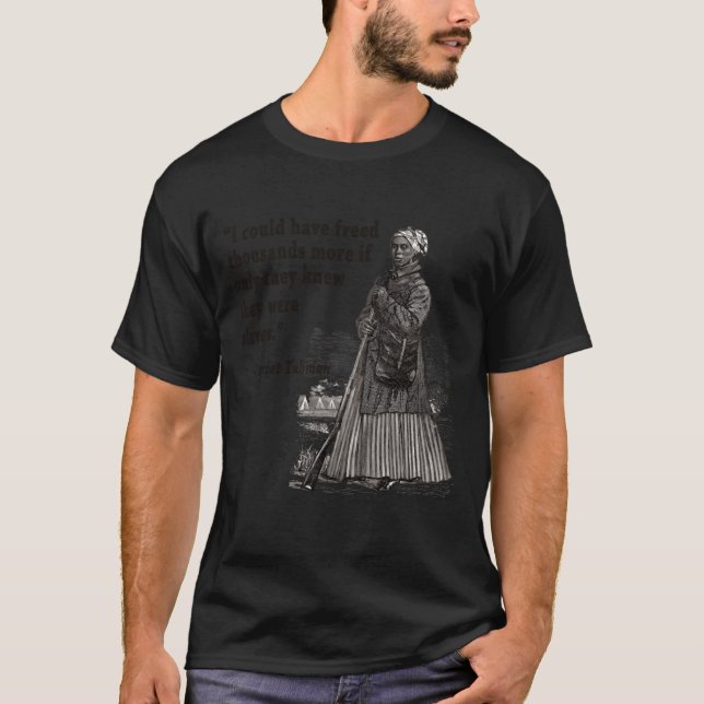 T-shirt Chemin de fer clandestin - Histoire des Afro-Améri (Devant)