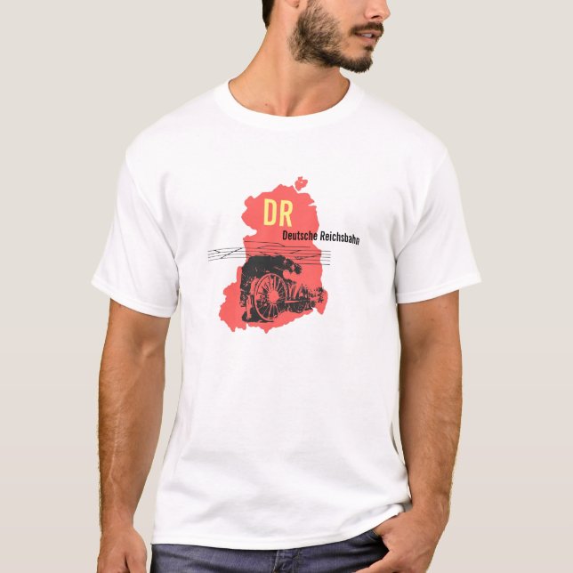 T-shirt Chemin de fer DDR (Devant)