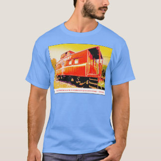 T-shirt Chemin de fer de Caboose Catskill Mountain