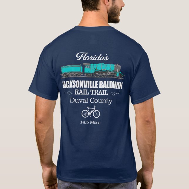 T-shirt Chemin de fer de Jacksonville Baldwin (RT2) (Dos)