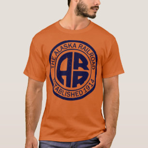 T-shirt Chemin de fer de l'Alaska de style vintage