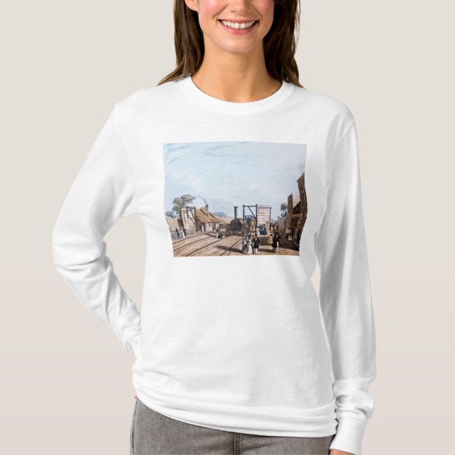 T-shirt Chemin de fer de Liverpool et de Manchester : (Devant)