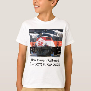 T-shirt Chemin de fer de New Haven (POINT de c) FL 9M 2026