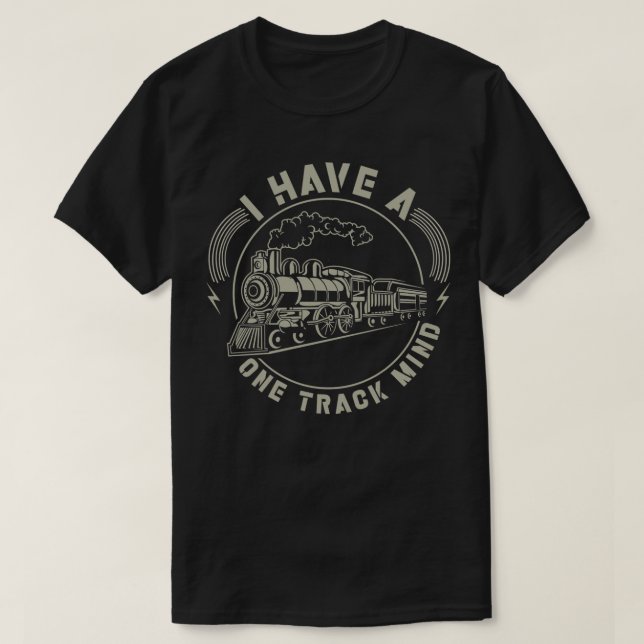 T-shirt Chemin de fer Funny Locomotive Trainspotter Train (Design devant)