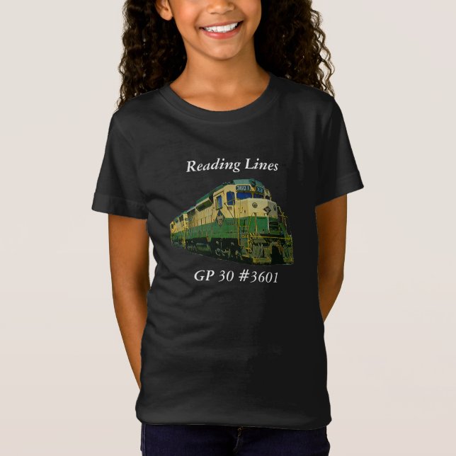 T-Shirt Chemin de fer GP-30 #3601 de lecture (Devant)