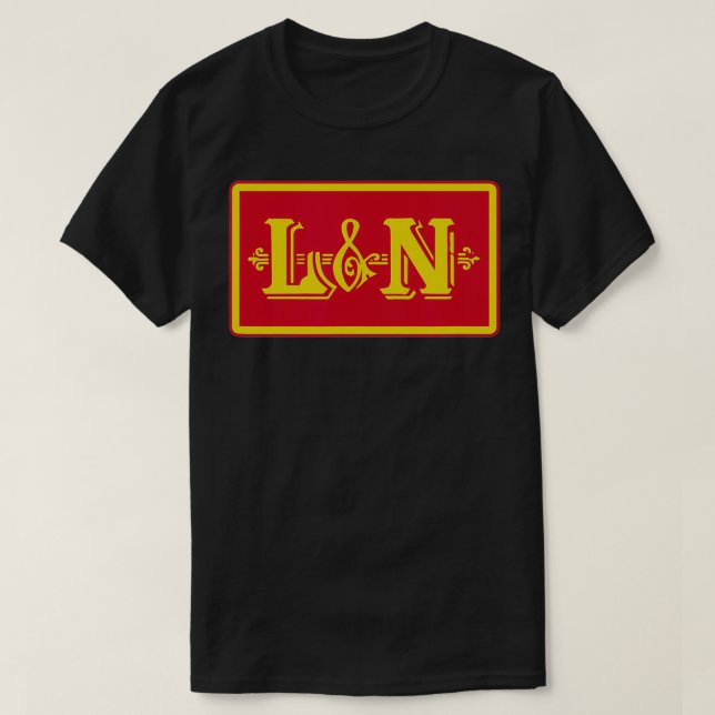T-shirt Chemin de fer Retro Louisville et Nashville (Design devant)