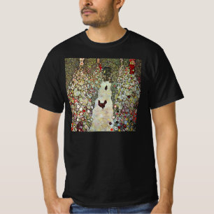 T-shirt Chemin de jardin avec poules, Gustav Klimt, Art no