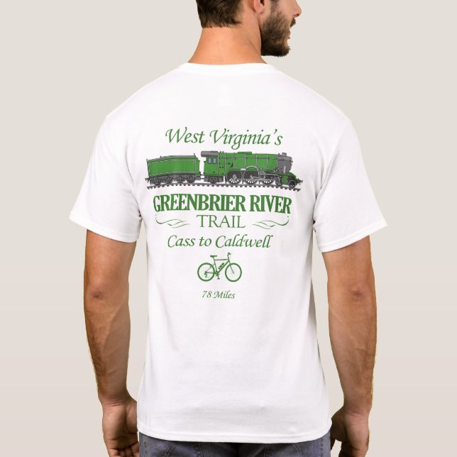 T-shirt Chemin de la rivière Greenbrier (RT2) (Dos)