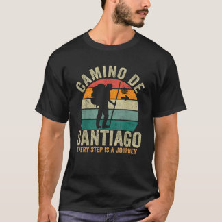 T-shirt Chemin de Pèlerin Camino de Santiago Femmes Espagn