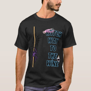 T-shirt Chemin De Sorcière À L'Oeil Vin