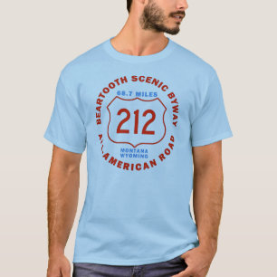 T-shirt Chemin détourné pittoresque de Beartooth toute l