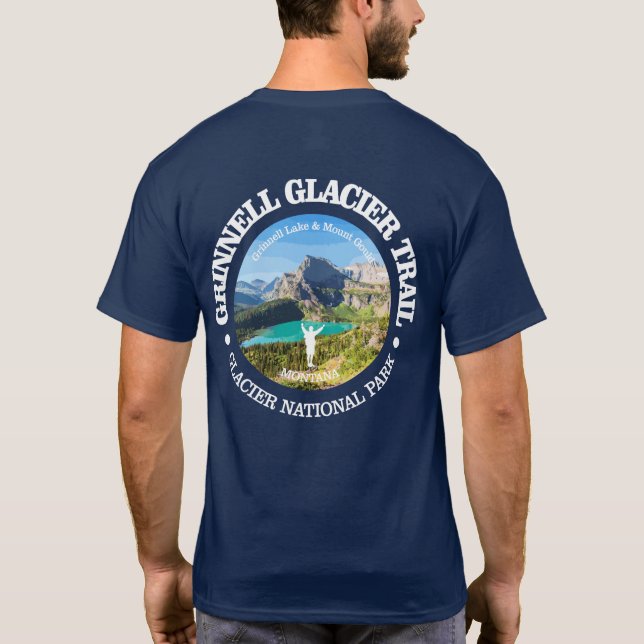 T-shirt Chemin du glacier Grinnell (Dos)