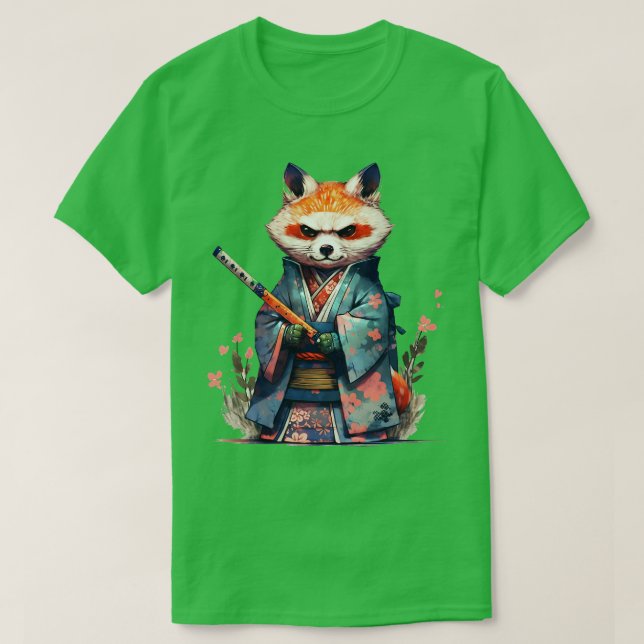 T-shirt Chemin du Panda rouge (Design devant)