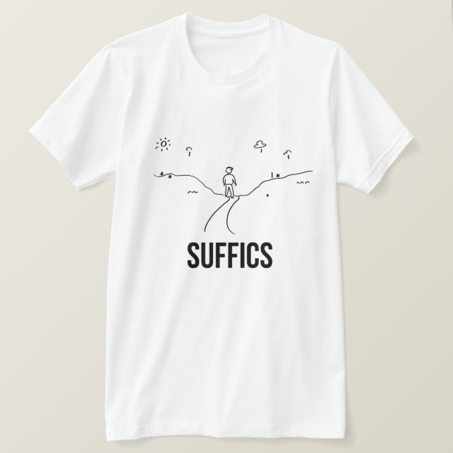 T-shirt Chemin en bas | SUFFICS (Design devant)