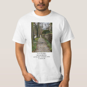 T-shirt Chemin inégal