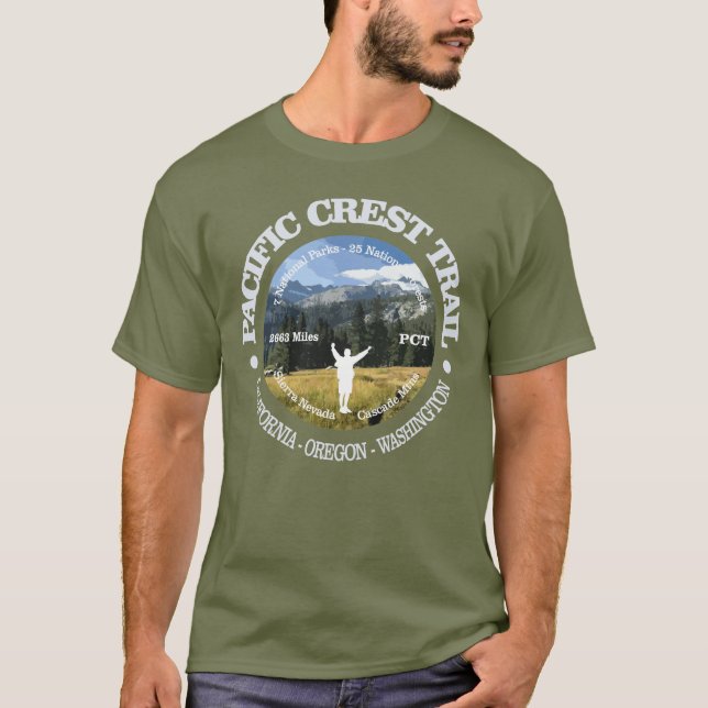 T-shirt Chemin Pacific Crest (Devant)