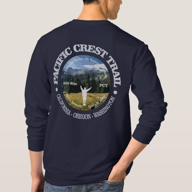T-shirt Chemin Pacific Crest (Dos)