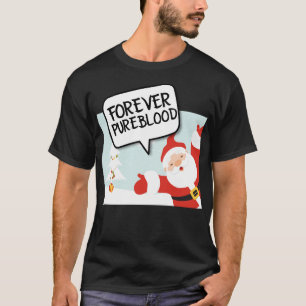 T-SHIRT CHEMINÉES DE NOËL SANTA PURE SANG