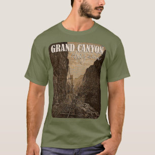 T-shirt Chemins de fer de vacances Grand Canyon Arizona