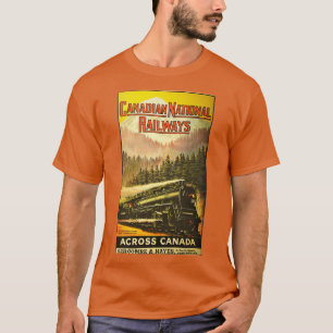 T-SHIRT CHEMINS DE FER NATIONAUX CANADIENS À L'ÉCHELLE DU 