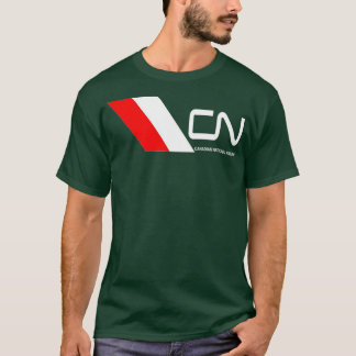 T-shirt Chemins de fer nationaux du Canada vintage 2