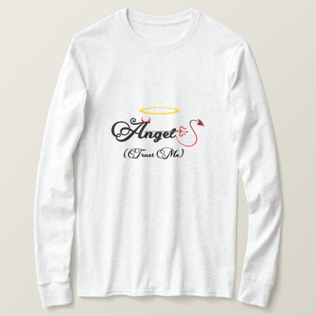 T-shirt Chemise 100% Ange (Design devant)