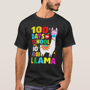 T-shirt Chemise 100 Jours D'école Sans Problème Lama Face