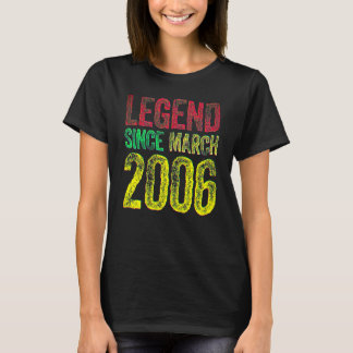 T-shirt Chemise 16 ans mars né Légende 16 ans sans péché