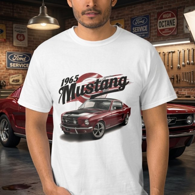 T-shirt chemise 1965 mustang (Créateur téléchargé)