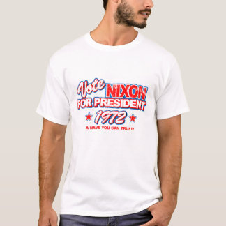 T-shirt Chemise 1972 de Nixon de vote