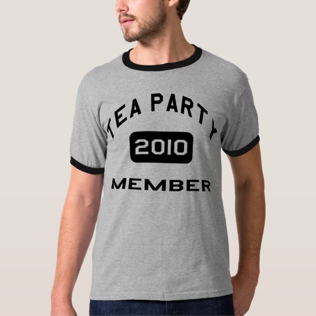 T-shirt Chemise 2010 de membre de thé (Devant)