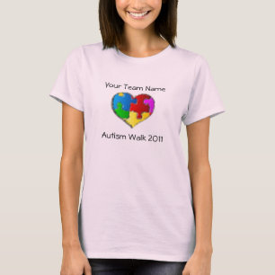 T-shirt Chemise 2011 de promenade d'autisme