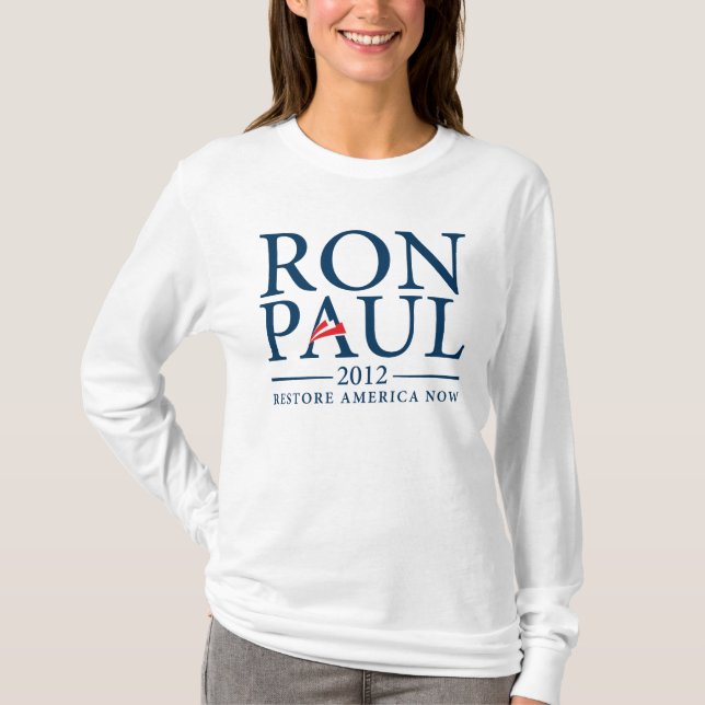 T-shirt Chemise 2012 de Ron Paul (Devant)