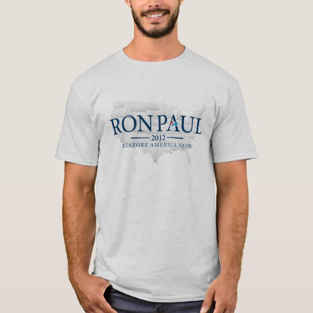 T-shirt Chemise 2012 de Ron Paul (Devant)