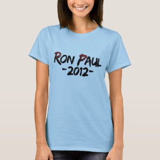 T-shirt Chemise 2012 de Ron Paul des femmes