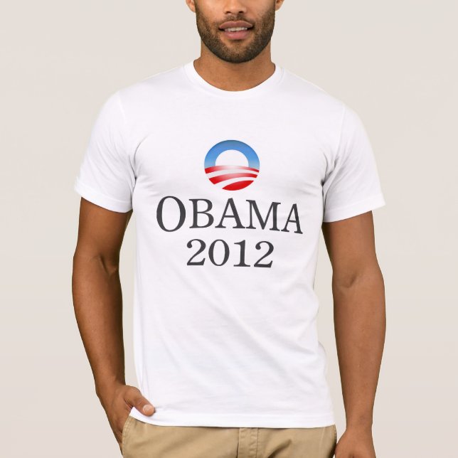 T-shirt Chemise 2012 d'Obama (Devant)