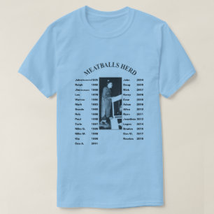 T-shirt Chemise 2018 de boulettes de viande de montagne de