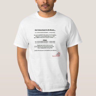 T-SHIRT CHEMISE 2,0 DE RASSEMBLEMENT DE SEPTEMBRE