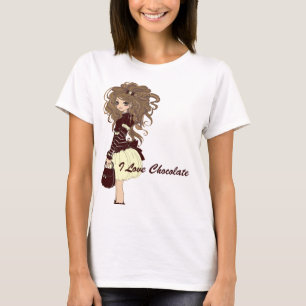 T-shirt Chemise #2 de chocolat