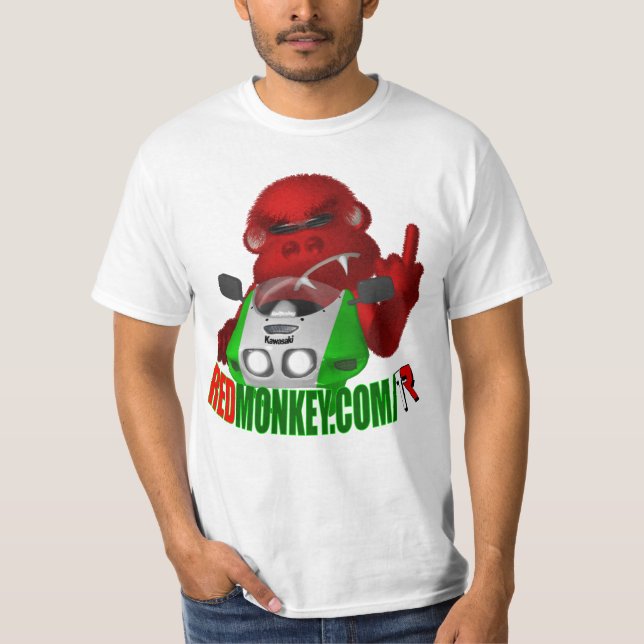 T-shirt Chemise 2 de Redmonkey (Devant)