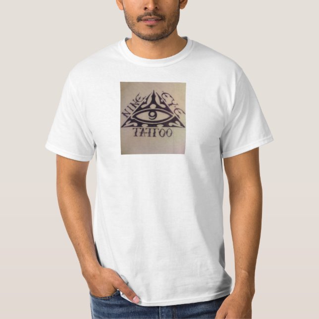 T-shirt Chemise 2 de tatouage de neuf yeux (Devant)