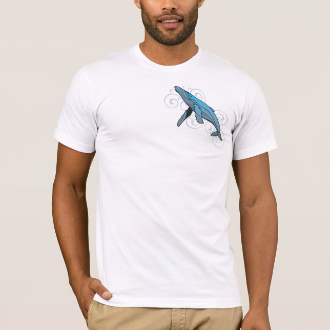 T-shirt Chemise 3 d'esprit de baleine (Devant)