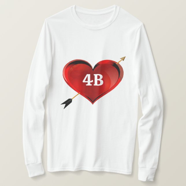 T-shirt Chemise 4B (Design devant)