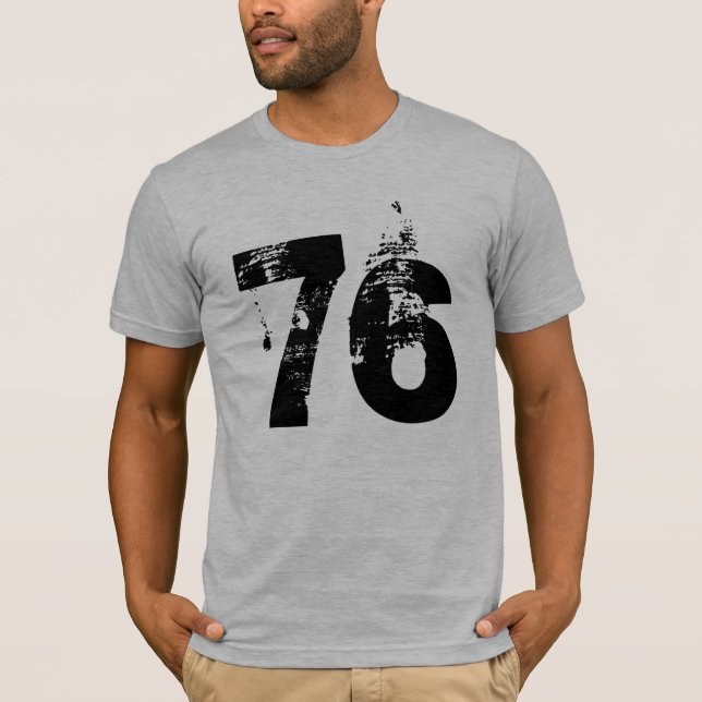 T-SHIRT CHEMISE 76 (Devant)