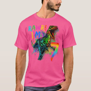 T-shirt Chemise 7 Ans 7E Anniversaire Garçon T Rex Dinosau