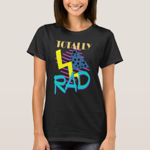T-shirt Chemise 80's Totalement Rad 1980's Vintage Années
