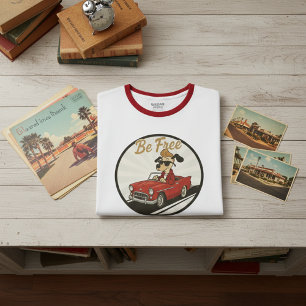 T-shirt Chemise à anneau Vintage Canine Cruiser
