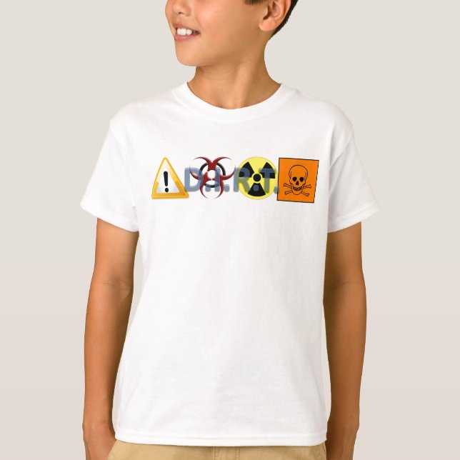 T-shirt Chemise à attelage DIRT-USA pour enfants (Devant)