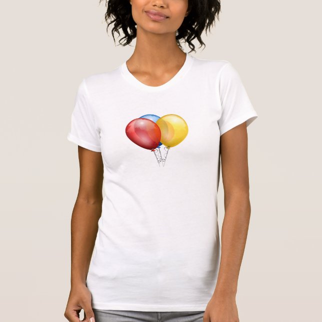T-shirt Chemise à ballons (Devant)